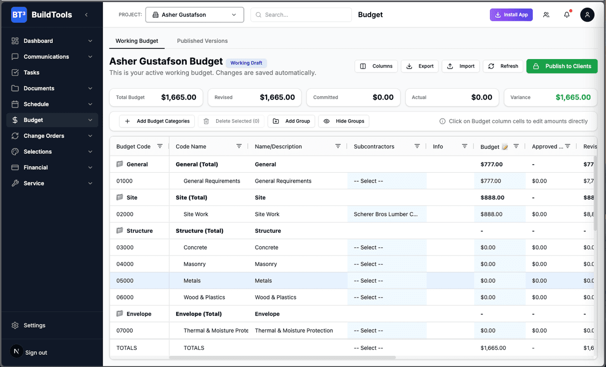 Buildert BuildTools — AI-first construction management software for custom home ...